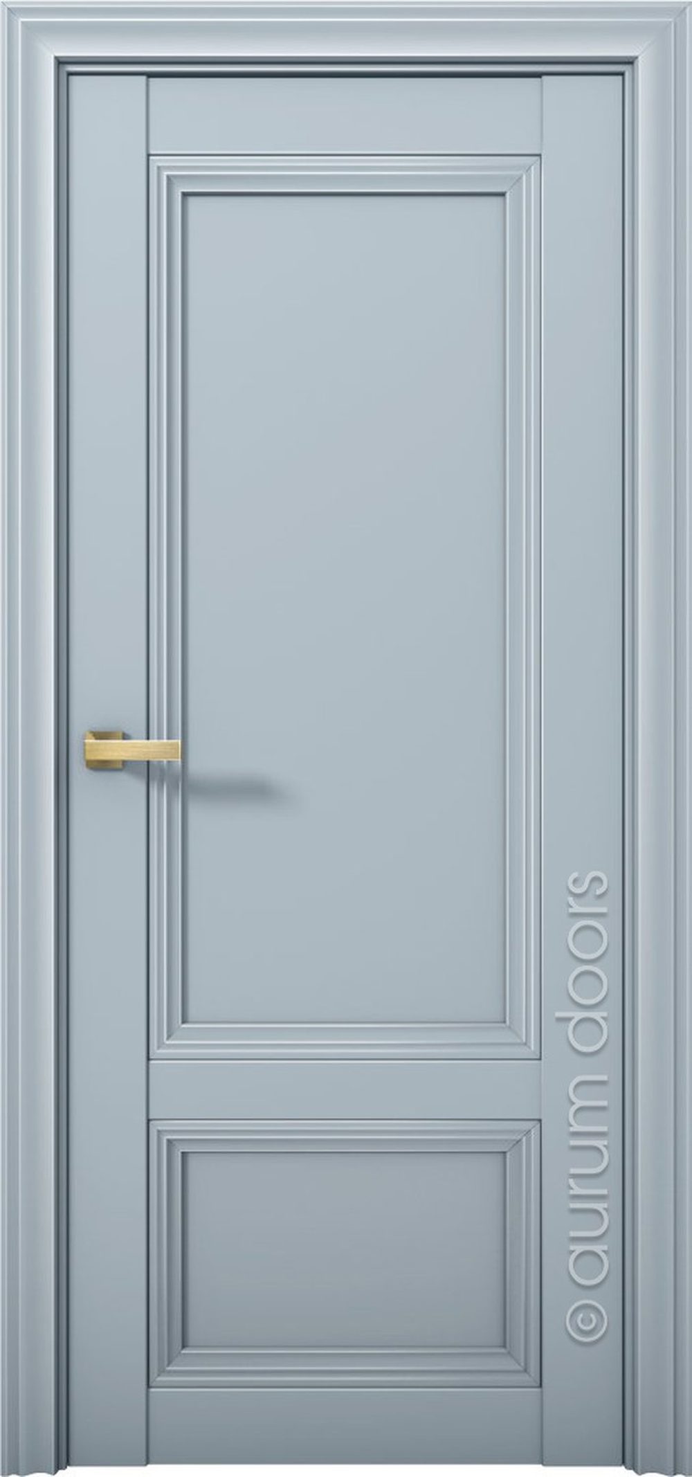 Дверь Aurum Doors Кобальт 35 в цвете Дип Блу, царговая конструкция — BAKUN DOORS, Новосибирск