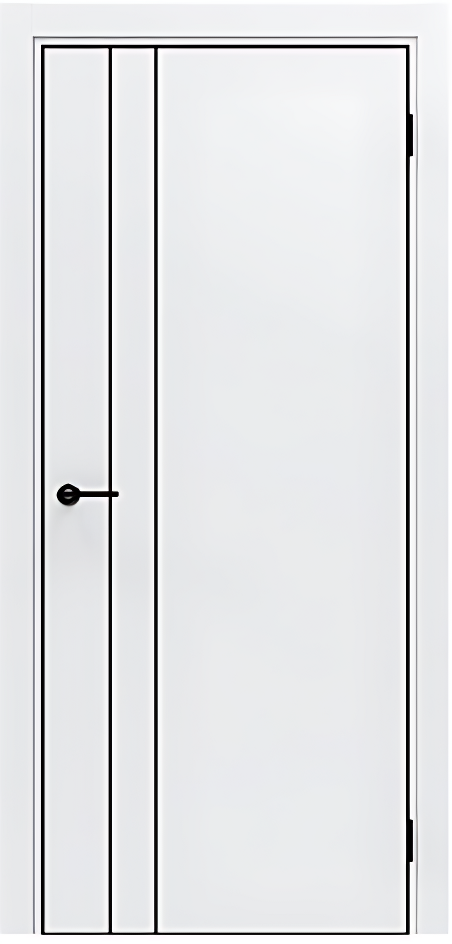 Дверь PORTIKA Современные PORTA-58 4AB, полипропилен, Alaska (белый) — BAKUN DOORS, Новосибирск