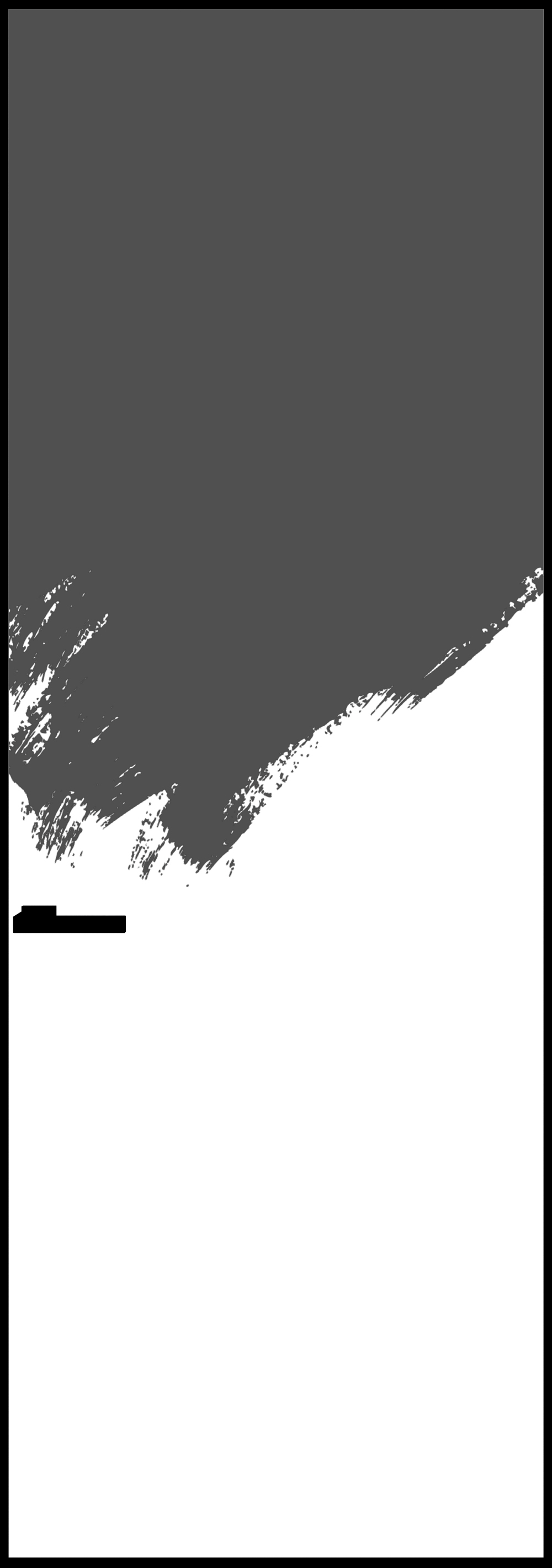 Скрытая дверь HAUSDOORS Скрытые PAINT INVISIBLE 0 PI · кромка чёрная, под покраску — BAKUN DOORS, Новосибирск