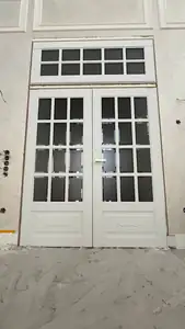 Дверь OSTIUM «Elegance», E18 c фрамугой — живое фото модели; салон BAKUN DOORS, Новосибирск