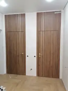 Дверь OSTIUM «Office», Лайн 7 с фальш фрамугой — живое фото модели; салон BAKUN DOORS, Новосибирск