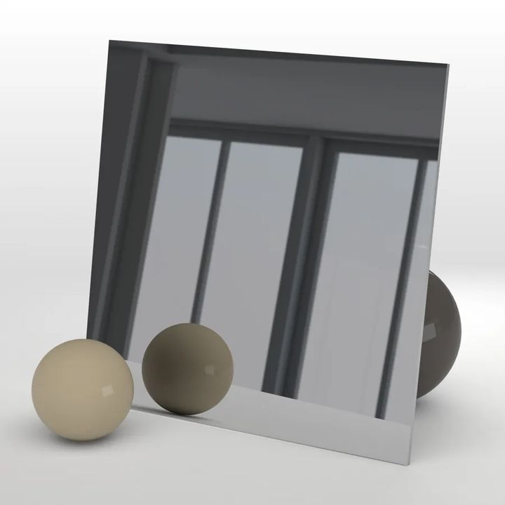Зеркальное заполнение перегородки HAUSDOORS