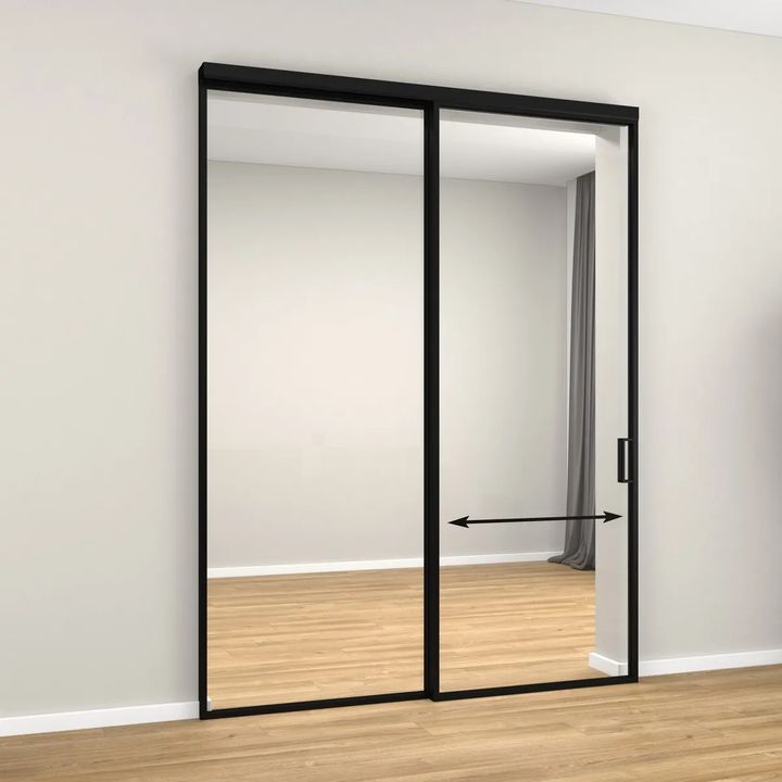 Перегородка HAUSDOORS «Классик»: два полотна перед проёмом