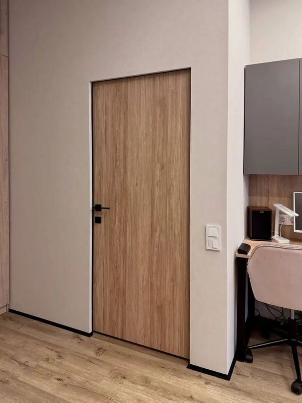 Дверь OSTIUM Aluminium A1 цвета Санремо — живое фото