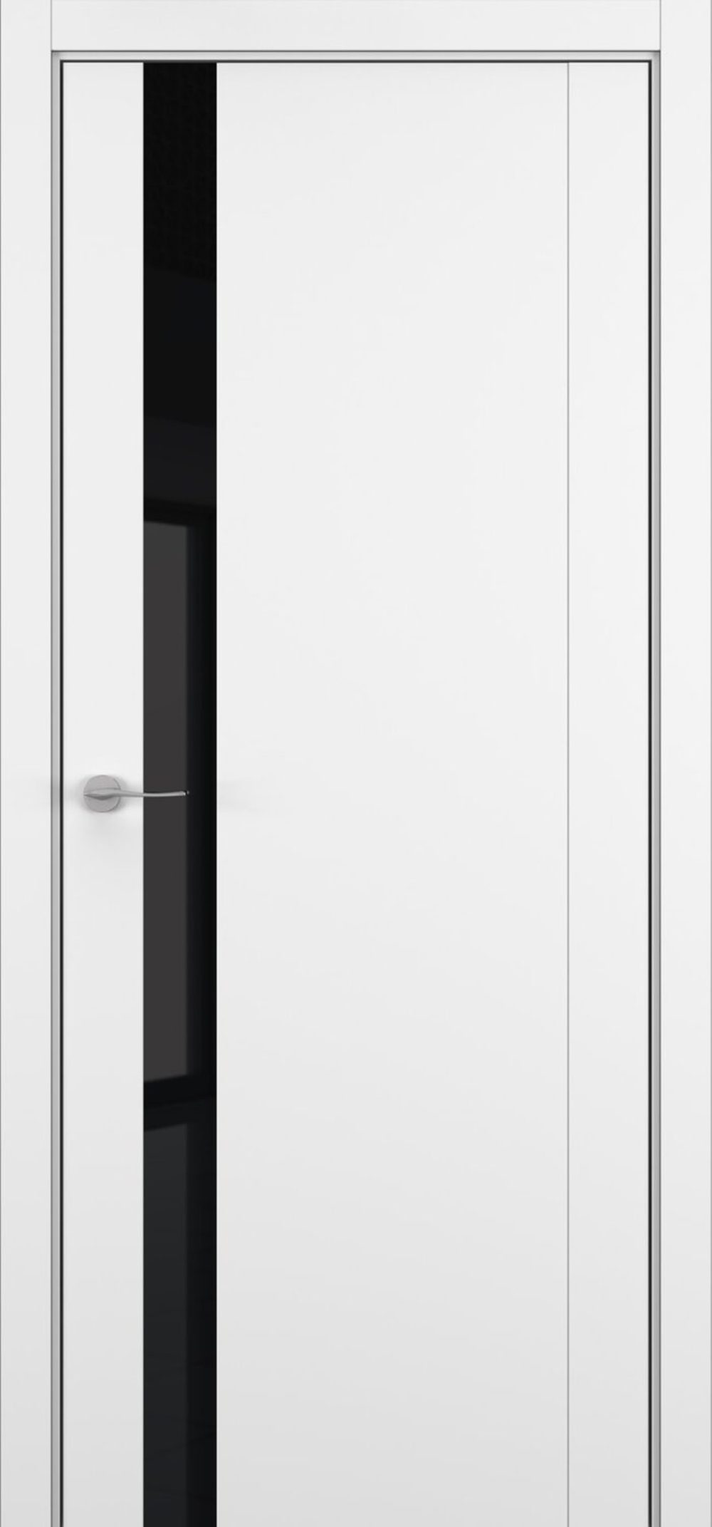 Дверь ZADOOR-S S26 ПО в экошпоне со стеклянной вставкой — BAKUN DOORS, Новосибирск