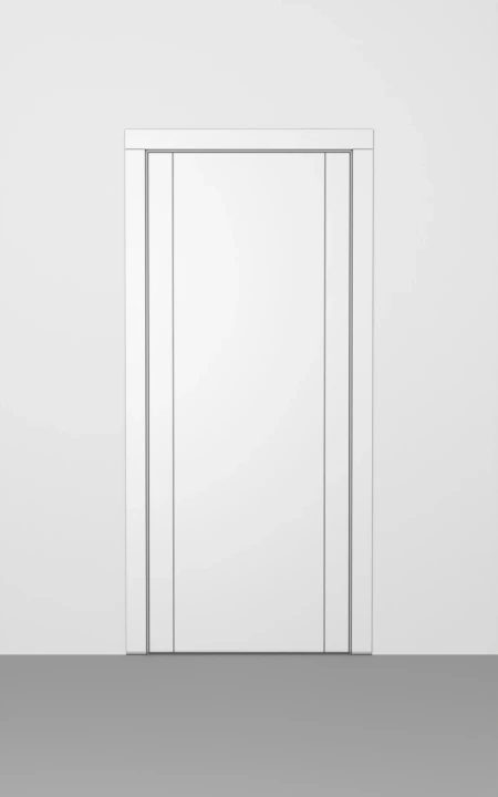 3D-модель двери HAUSDOORS Фактурные линии 1